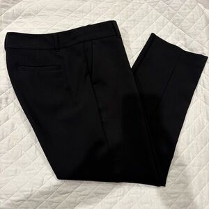 Ann Taylor Women's Elegant Black Trousers, Size 10